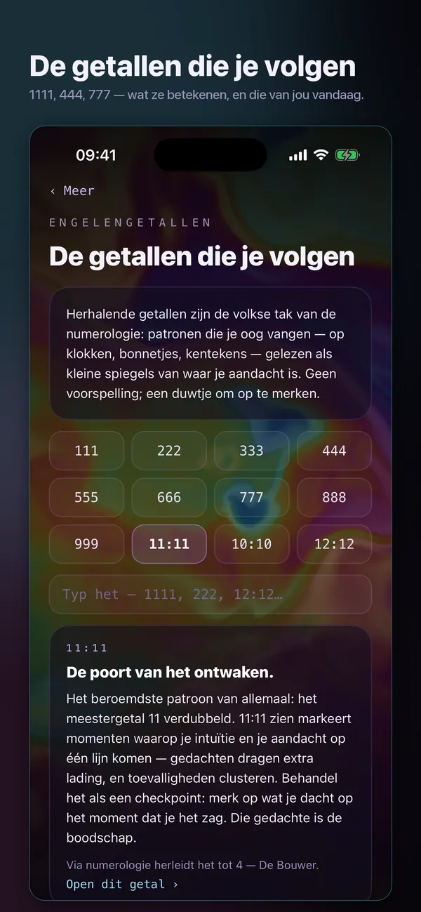 Jouw getallen, goed gelezen.