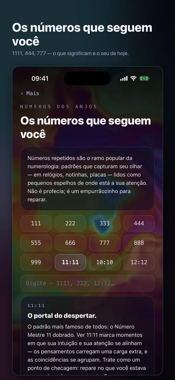 Seus números, lidos como se deve.