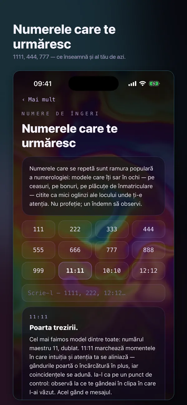 Numerele tale, citite cum trebuie.